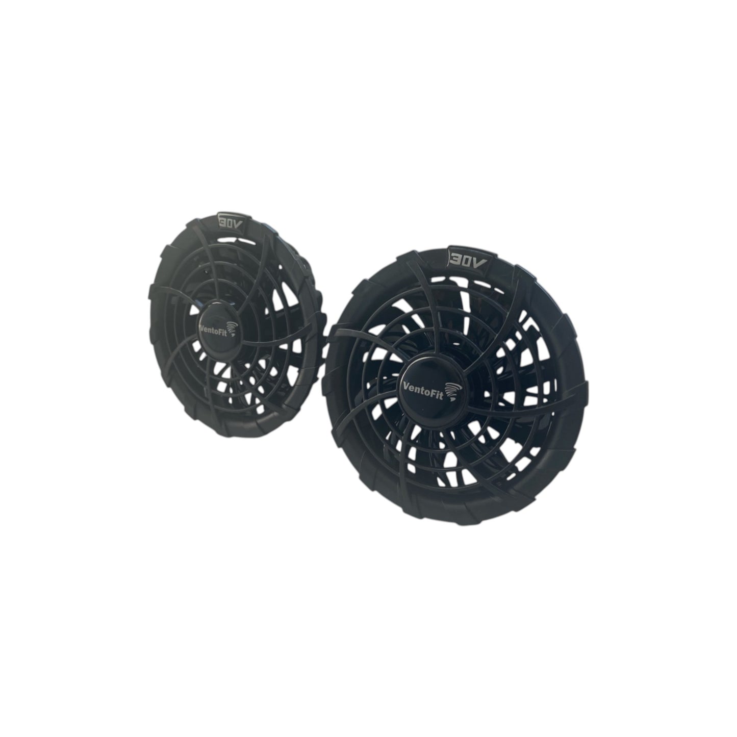 Green work vest with fan